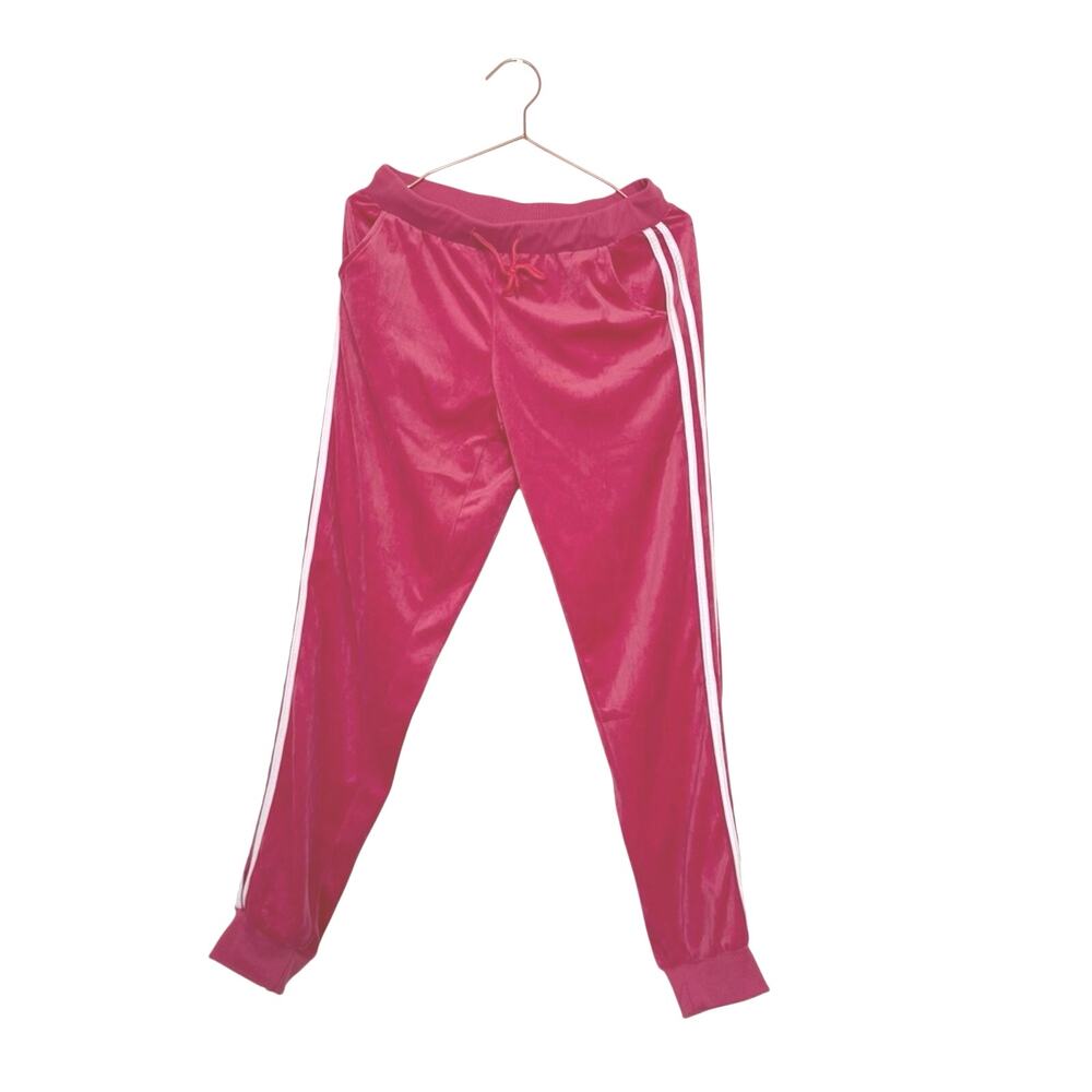 Tracksuit pink Pants with stripes